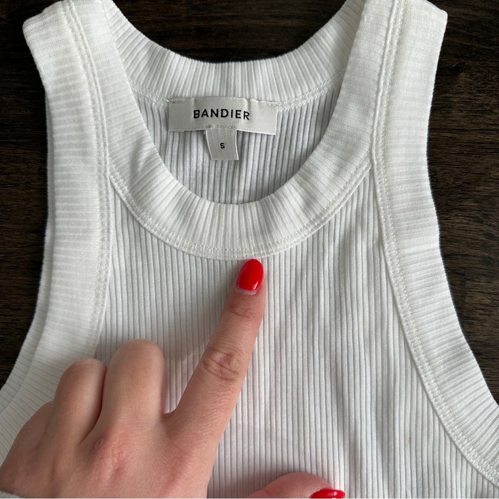 Bandier NWT Rivington Ribbed Tank - Size S - Picture 2 of 7